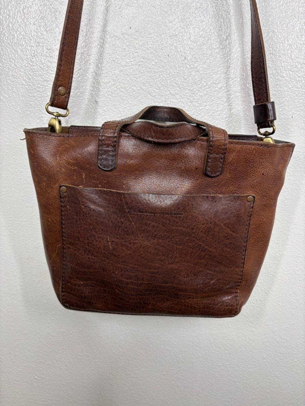 Portland Leather Goods Medium Tote Bag in Nutmeg BLEMISH